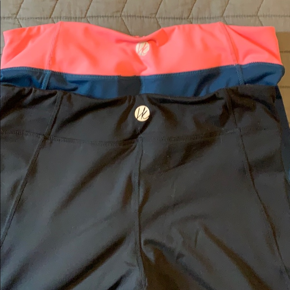 2 pairs of new yoga capris-new without tags